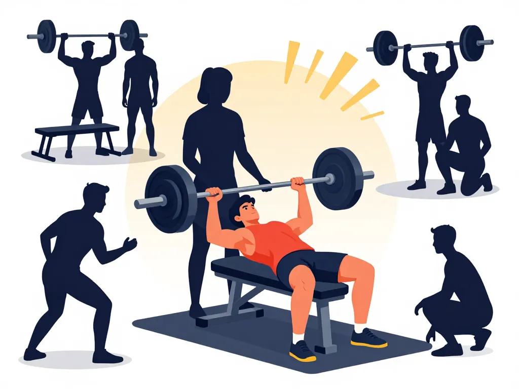 125 rm 2000 technique et sécurité bench press