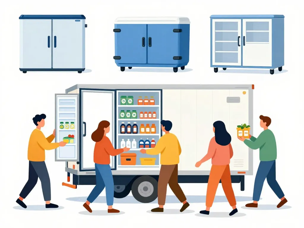 personnes utilisant remorque frigo super u alternatives stockage froid