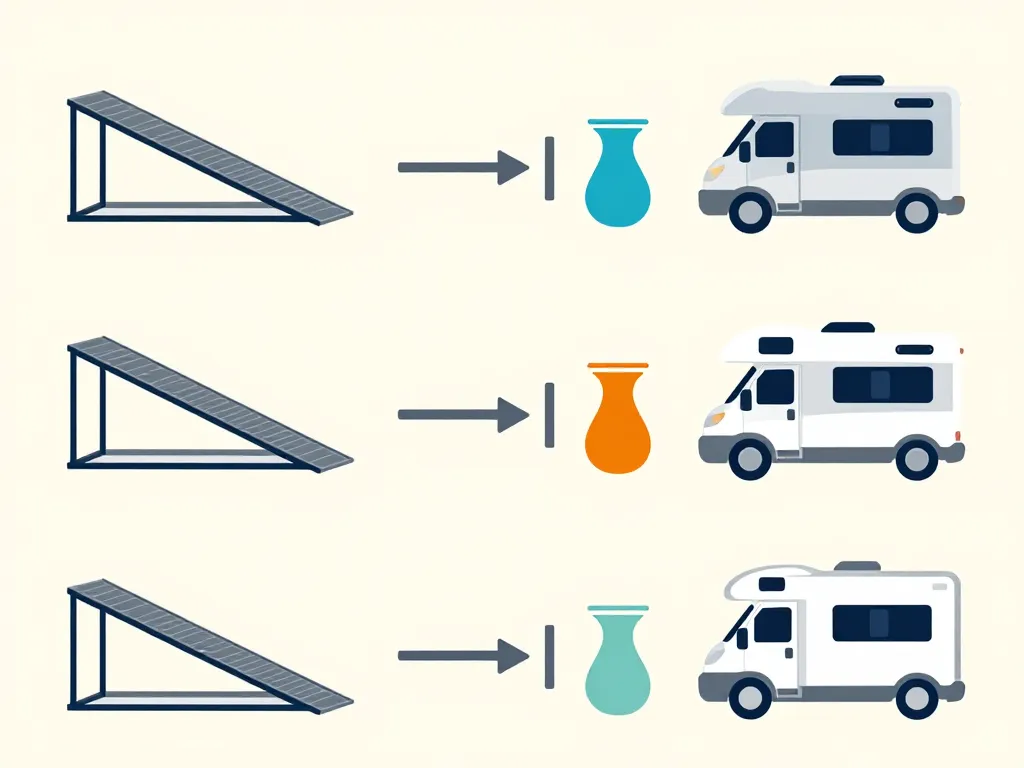 comparaison types cales camping-car 4 niveaux