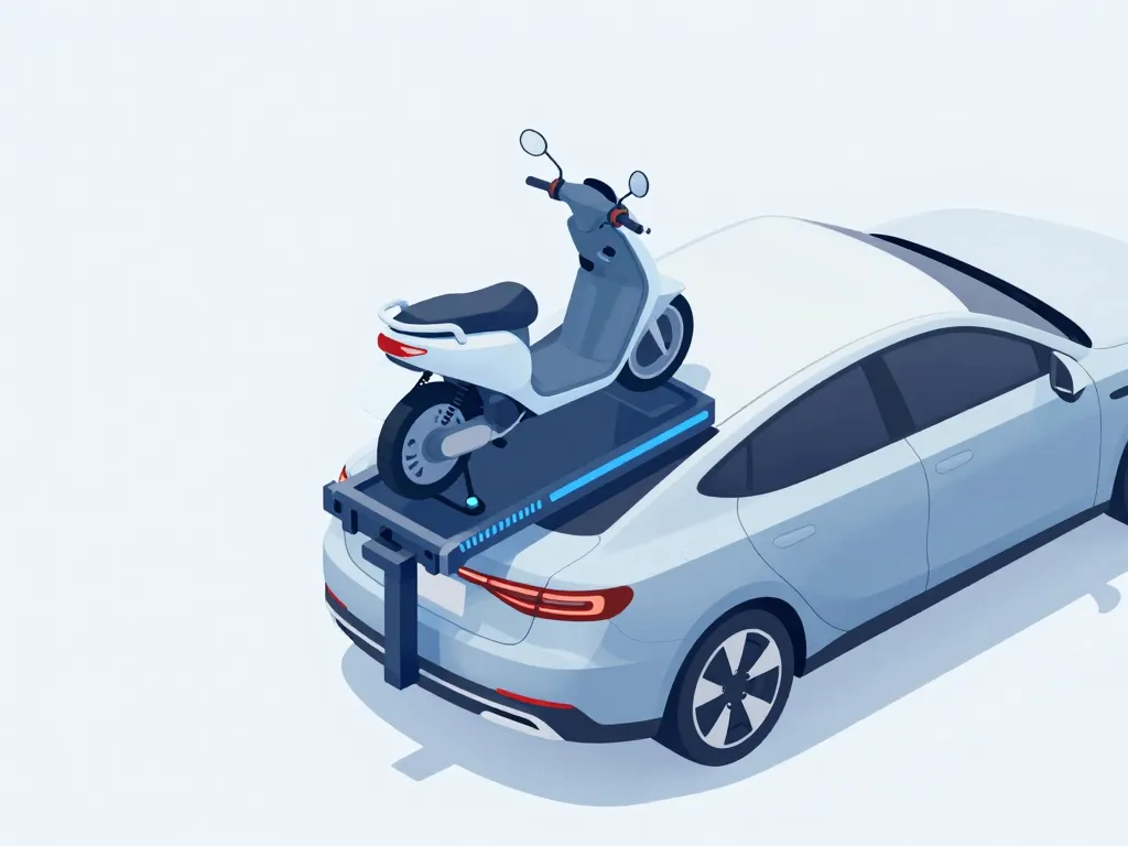 schéma porte moto attelage fonction limites