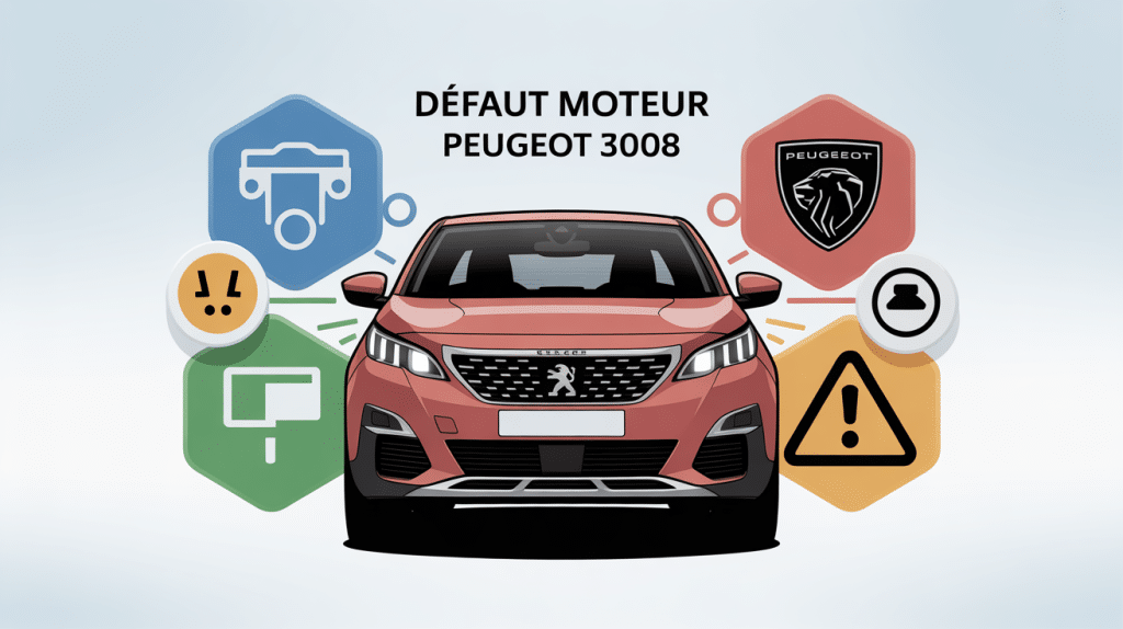 defaut moteur 3008 alerte visuelle sur Peugeot