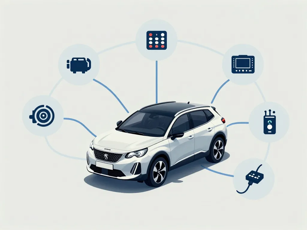 Schéma defaut moteur 5008 alerte tableau de bord