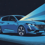defaut réglage automatique des projecteurs 308 sur Peugeot 308 de nuit