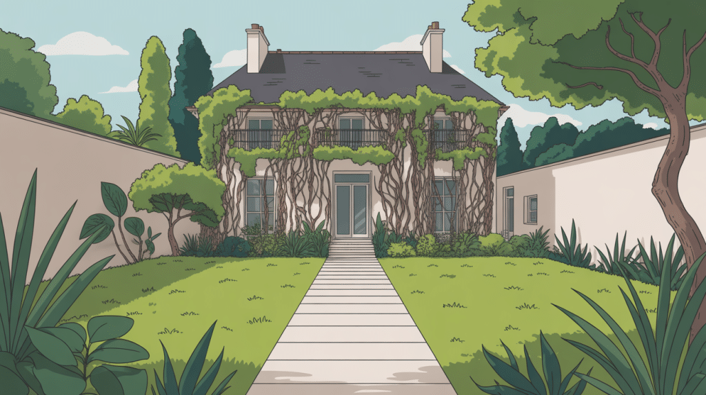 degat bambou maison rhizome terrasse soulevée