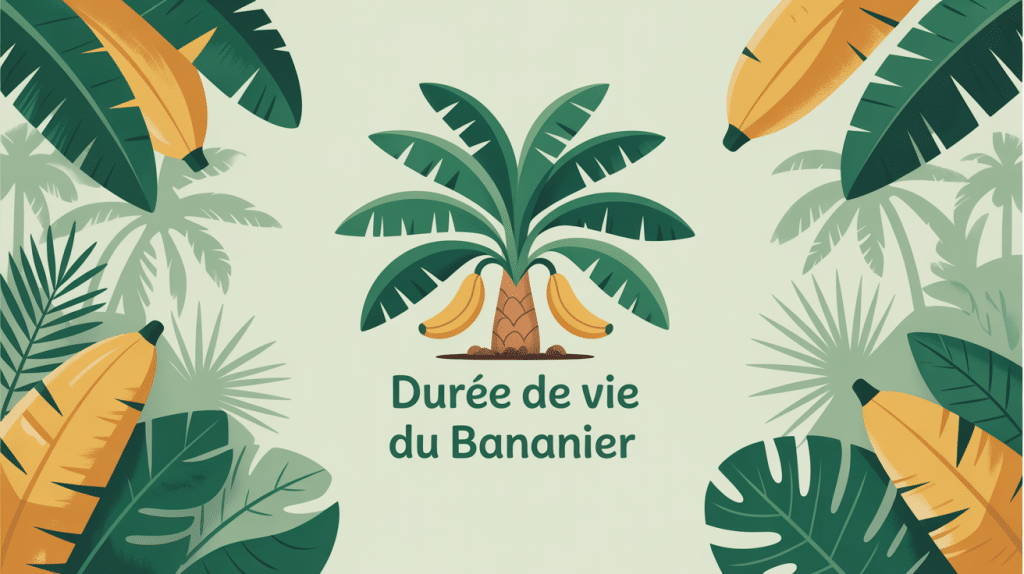 durée de vie d'un bananier illustration cycle tiges et souche