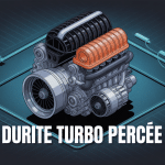 illustration durite turbo percée sur moteur moderne