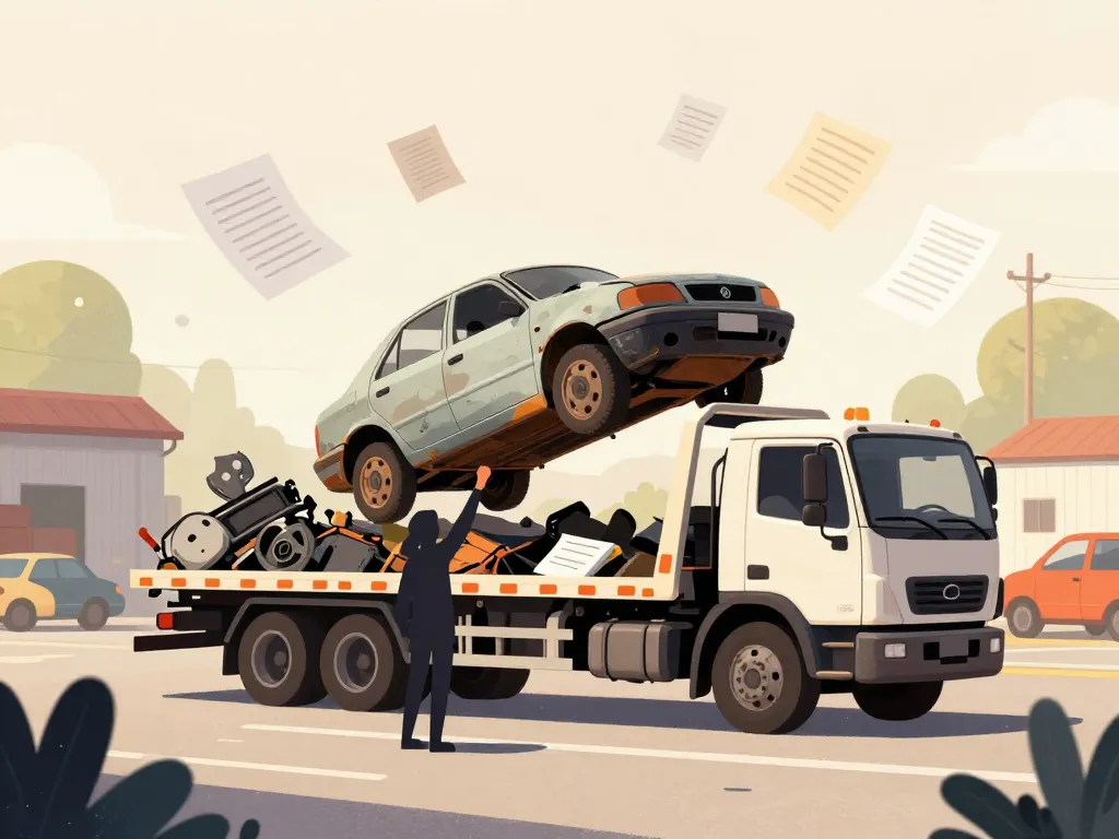 Dépanneuse enlèvement voiture casse auto Jo