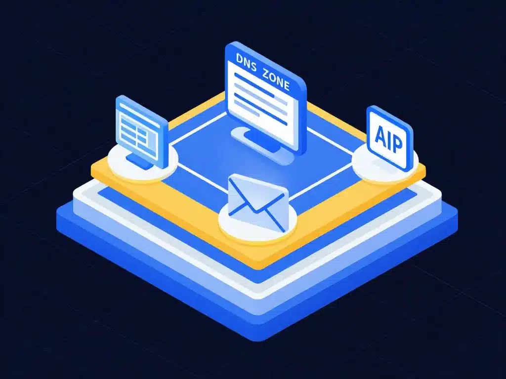 diagramme zone dns f1 dns applications