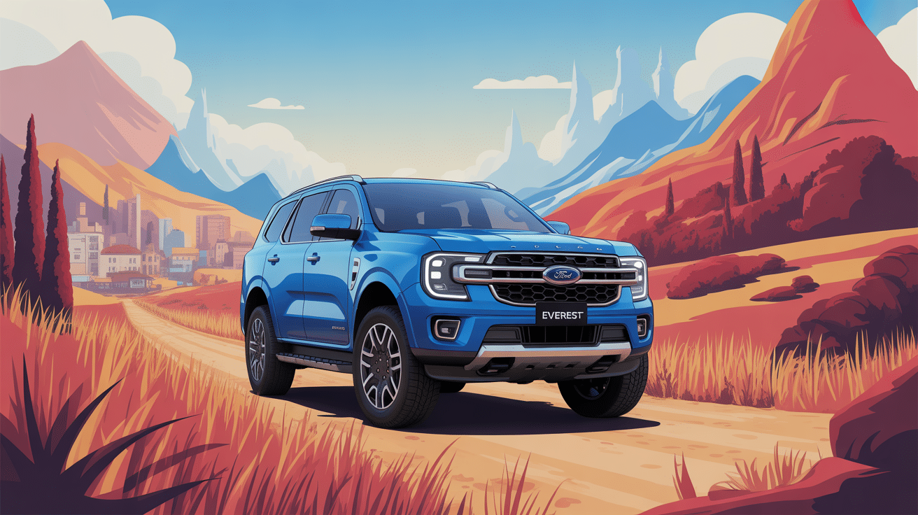 ford everest 2024 SUV moderne aventure et famille