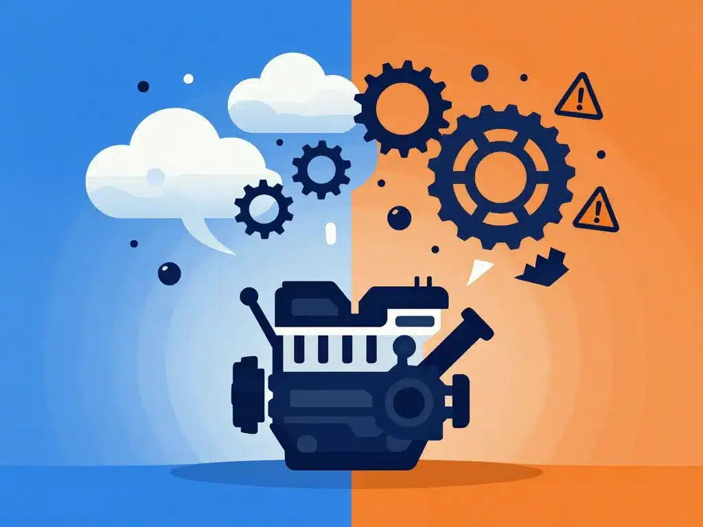 gasoil excellium problème moteur risques symboles