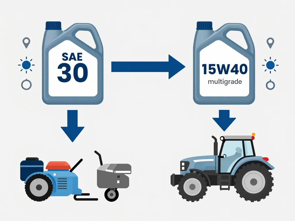 huile sae 30 ou 15w40 differences moteur diagramme