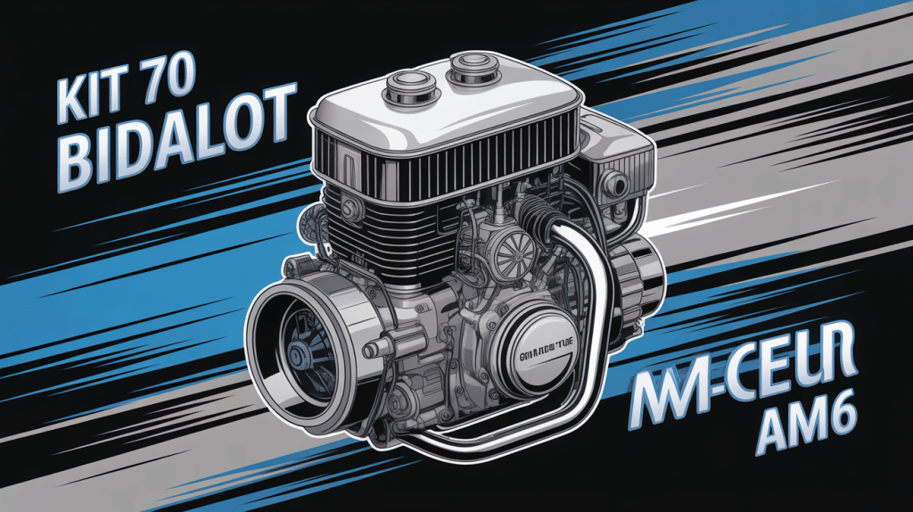 Illustration du kit 70 bidalot am6 moteur