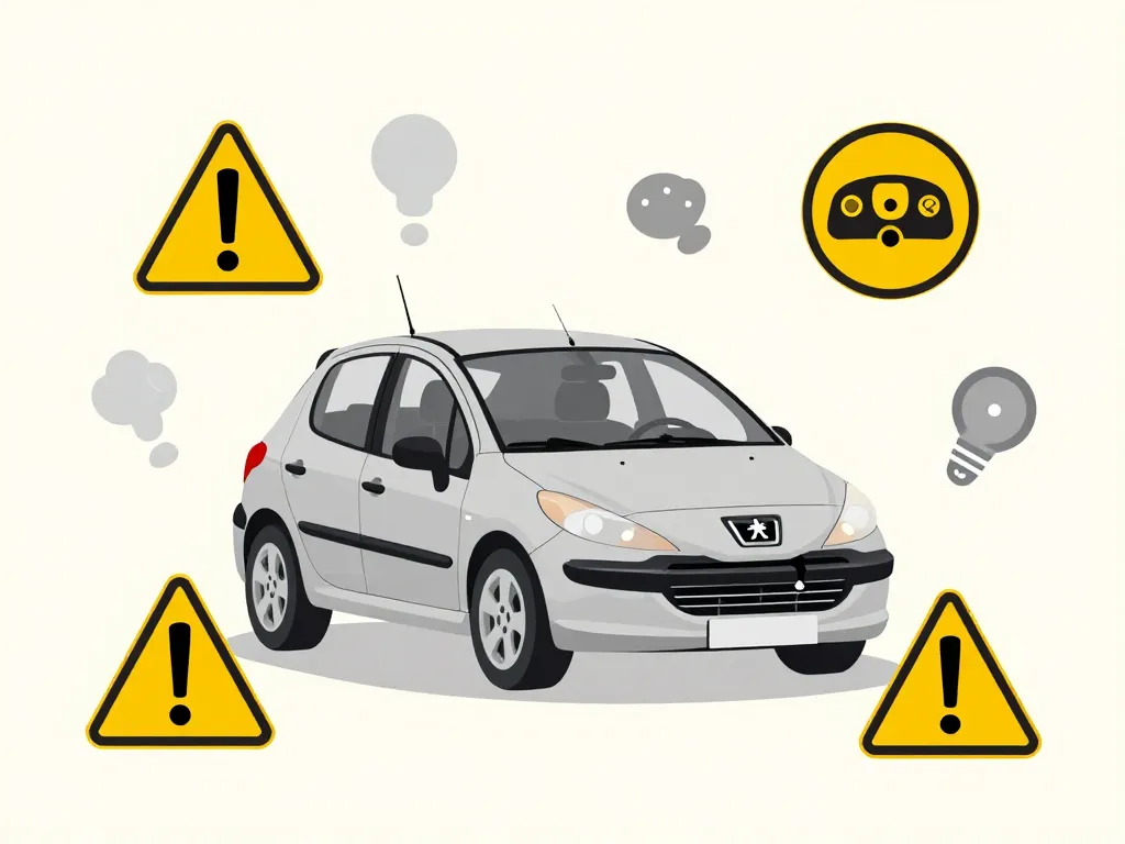 modèle 207 à éviter inspection signes alertes panne