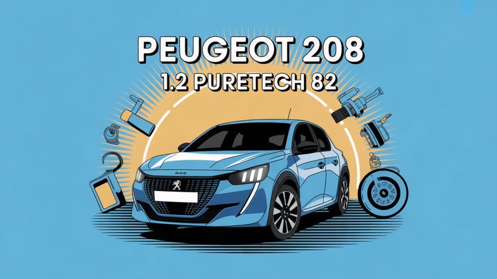 peugeot 208 1.2 puretech 82 fiabilité visuel vectoriel rassurant