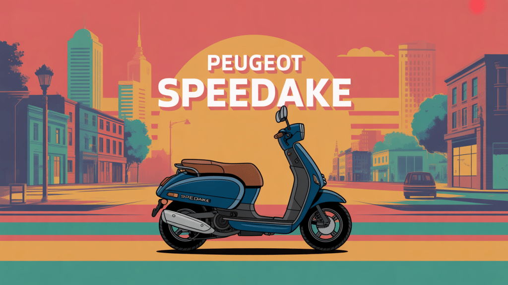 peugeot speedake scooter années 90 scene urbaine