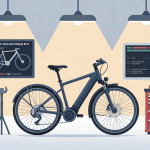problème vélo électrique bh dans atelier avec outils et codes erreur