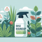 illustration dosage roundup 10 litres d'eau jardin sécurité