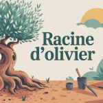 racine d olivier émergente sous olivier majestueux