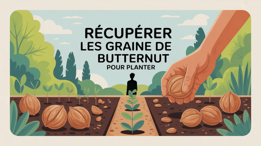 Récupérer les graines de butternut pour planter main courge pousses