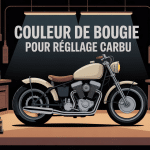 réglage carbu couleur idéale bougie illustration centrale