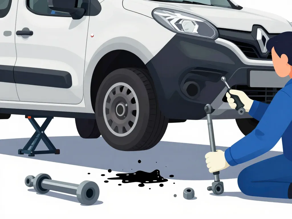 mécanicien repose cardan gauche kangoo étapes