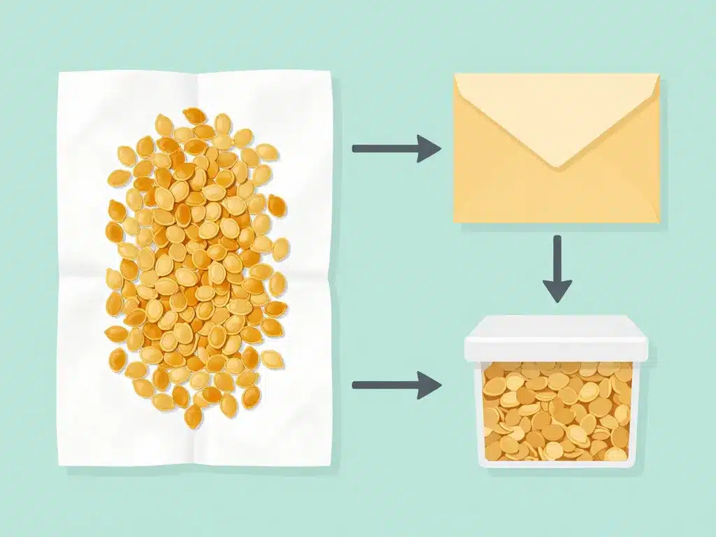 Récupérer les graines de butternut pour planter séchage stockage