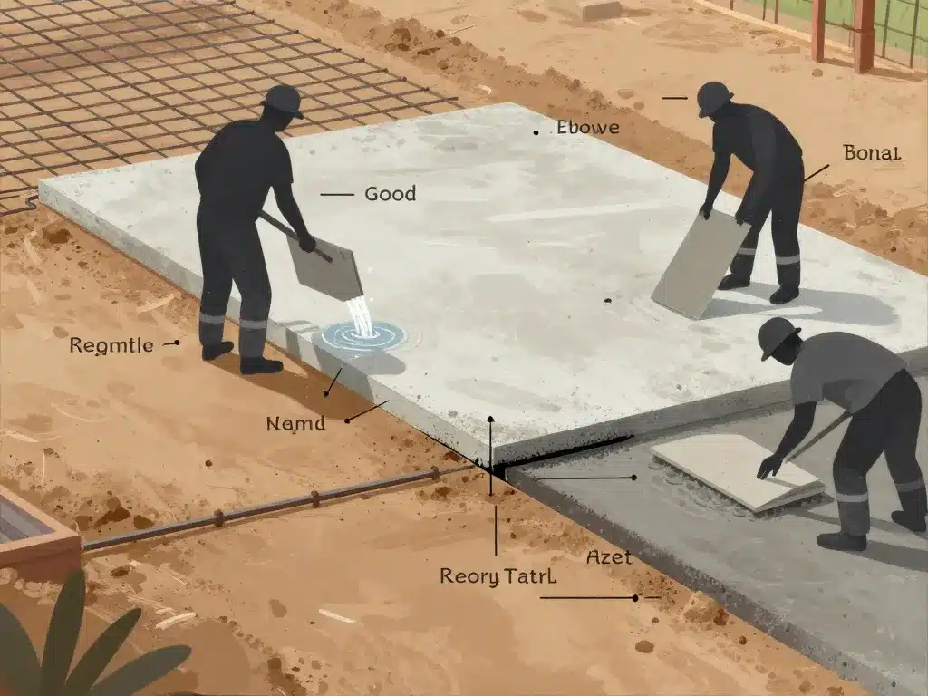 mise en œuvre béton sp 102 chantier sécurisation