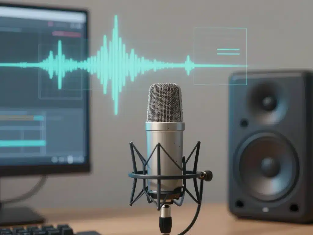 scène de mesure tm en 125 enceinte et microphone