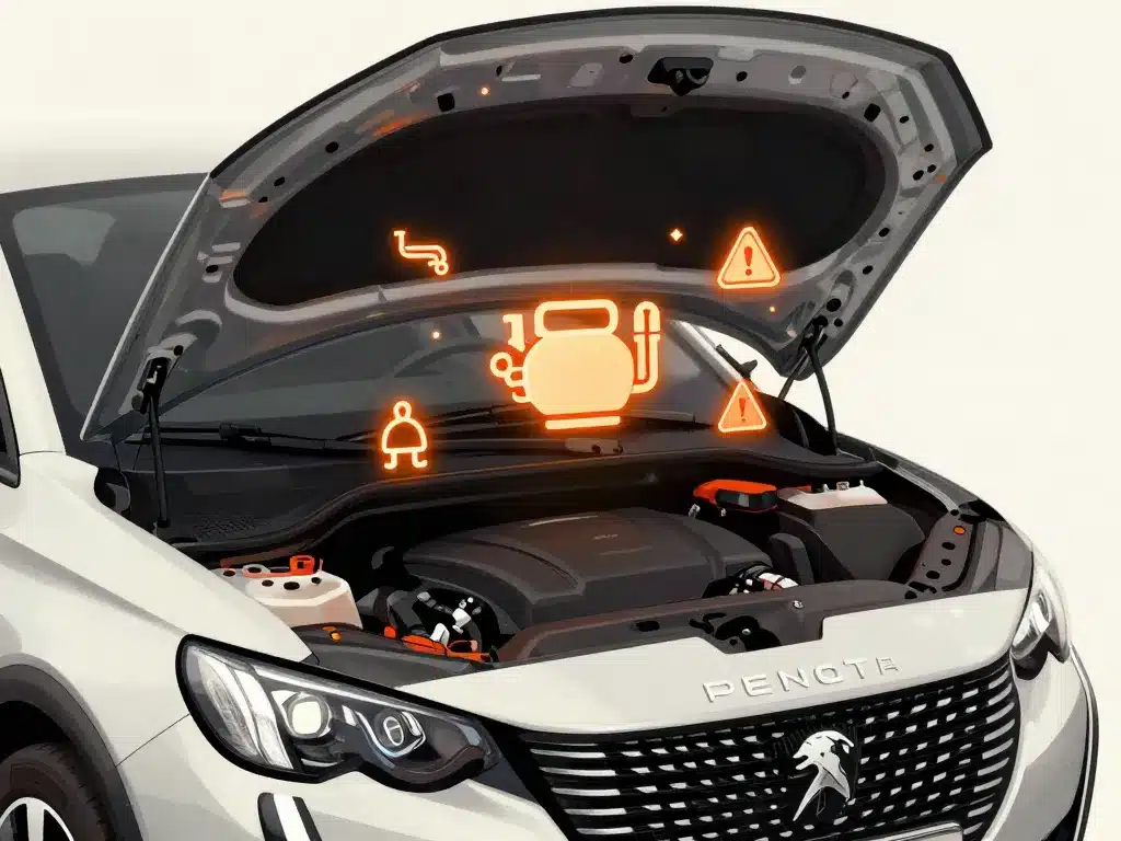 Voyants moteur orange Peugeot 208 diagnostic