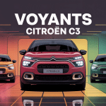 voyant citroën c3 signification tableau de bord stylisé
