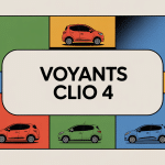 voyants clio 4 illustration tableau de bord sécurité