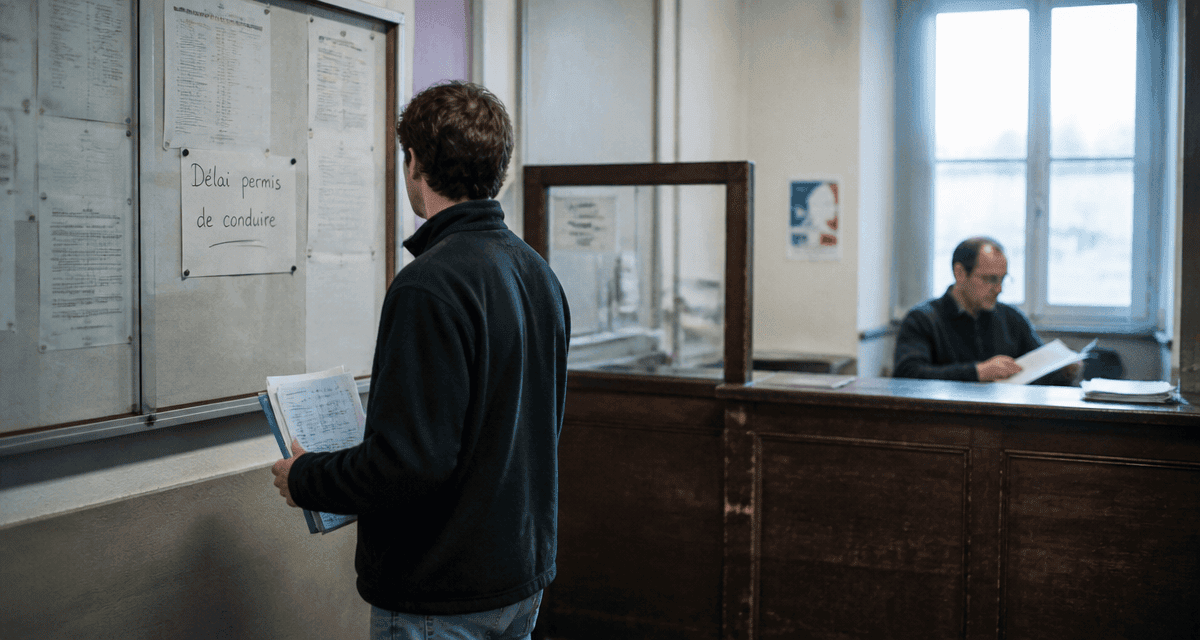 delai pour permis de conduire attente prefecture