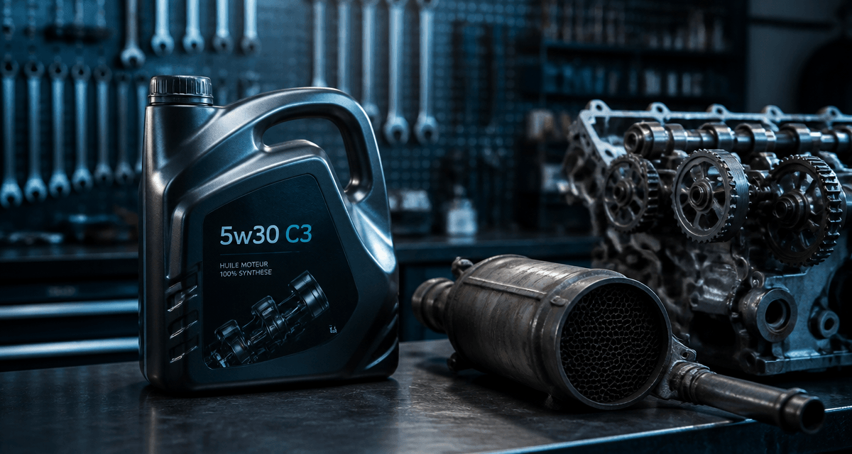 huile 5w30 c3 pour quel moteur bidon et filtre à particules