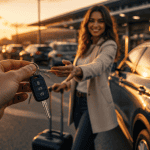 Location voiture par mois particulier femme clés parking