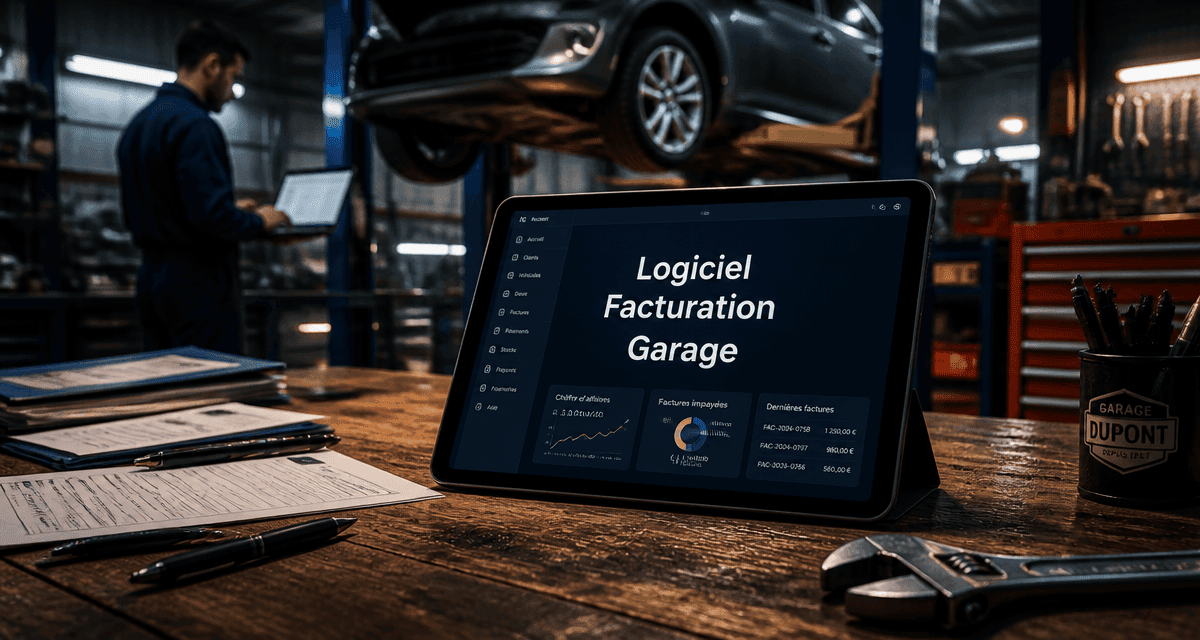logiciel facturation garage tablette comptoir