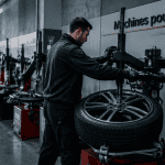 machine pour pneu automatique sur jante