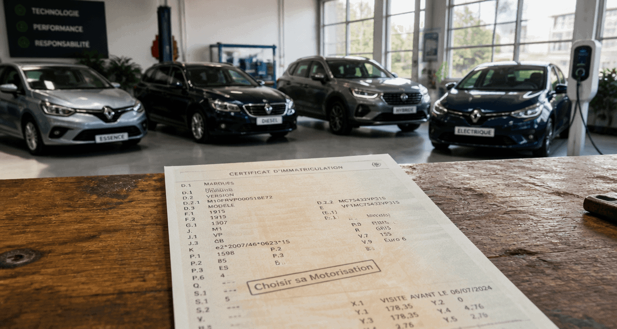 motorisation voiture carte grise garage