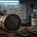 nettoyer le fap sur établi de garage