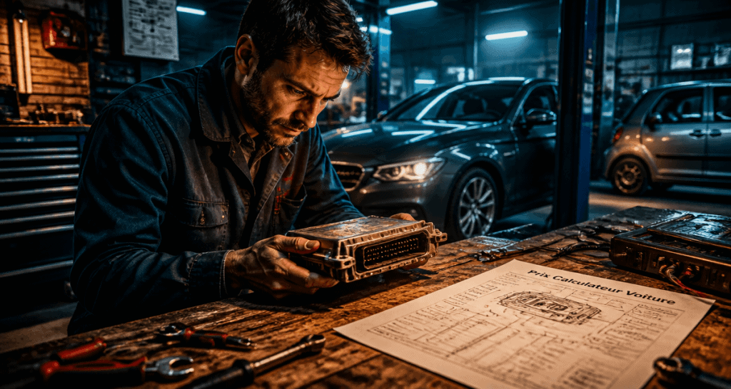 prix calculateur voiture sur établi
