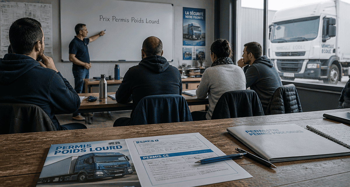 prix permis poids lourd salle de formation