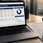 simulateur calcul loa excel sur ordinateur portable