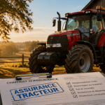 Tarif assurance tracteur pour particulier tracteur rouge et contrat