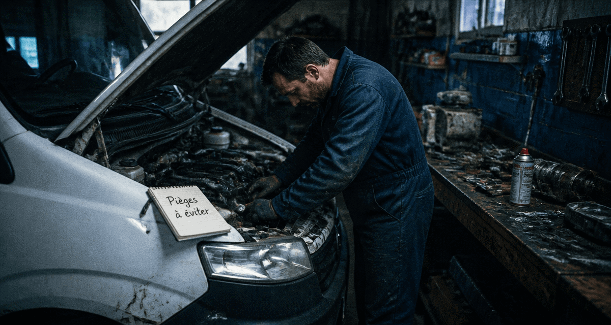 utilitaire à éviter mécanicien moteur