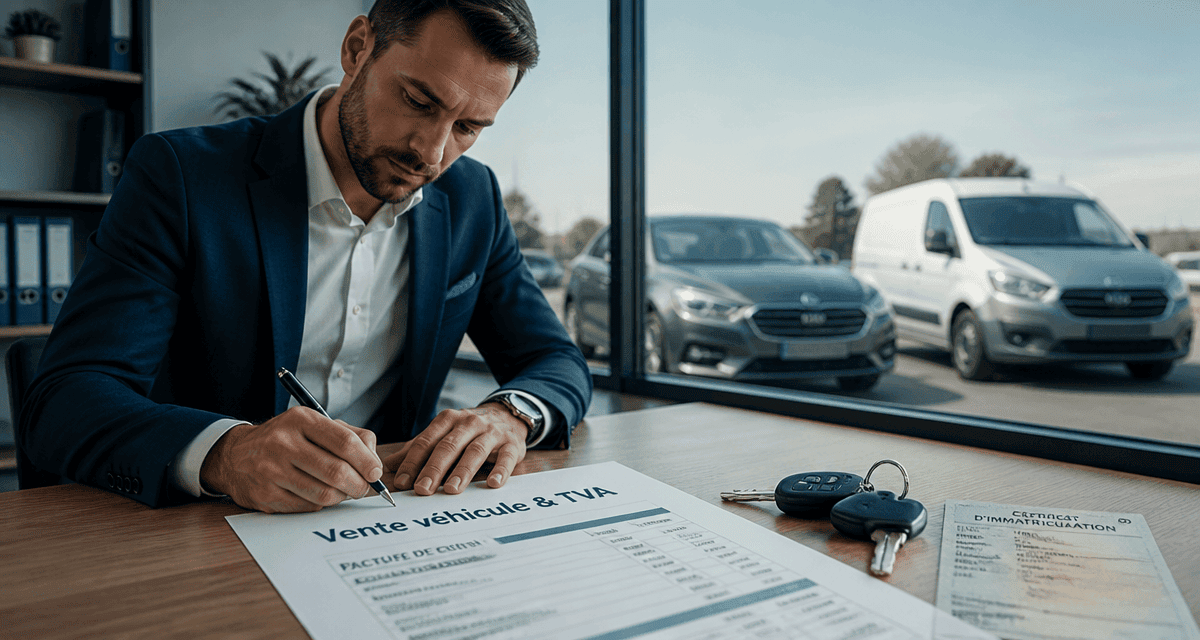 vente véhicule société à particulier tva sur facture