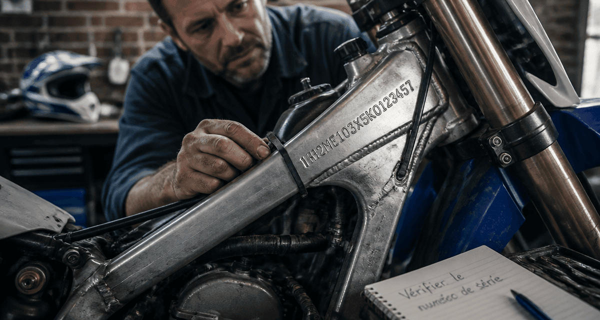 vérifier numéro de série motocross sur cadre