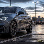 voiture gris anthracite carrosserie brillante