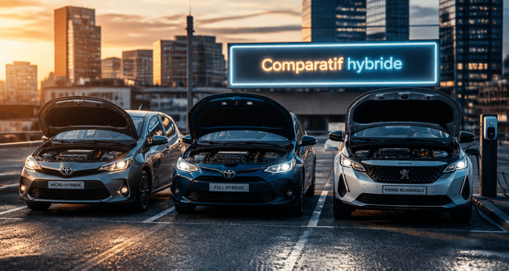 Voiture hybride avis trois modèles comparés