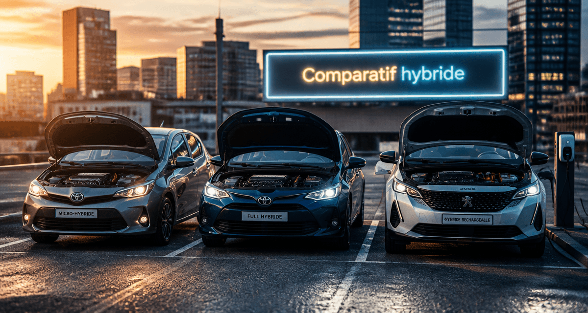 Voiture hybride avis trois modèles comparés