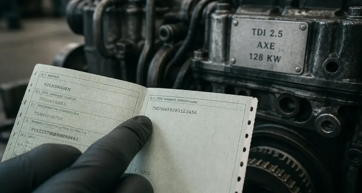 Code moteur carte grise pour identifier la case D.2