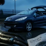 Peugeot 207 CC probleme : toit intermédiaire, mécanisme visible au coffre